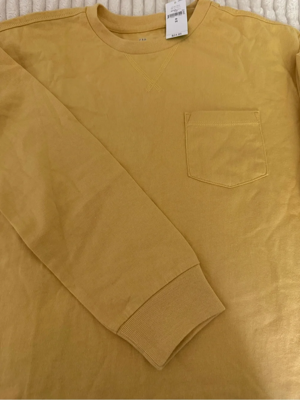 GAP Kids Golden Yellow Crewneck Sweatshirt